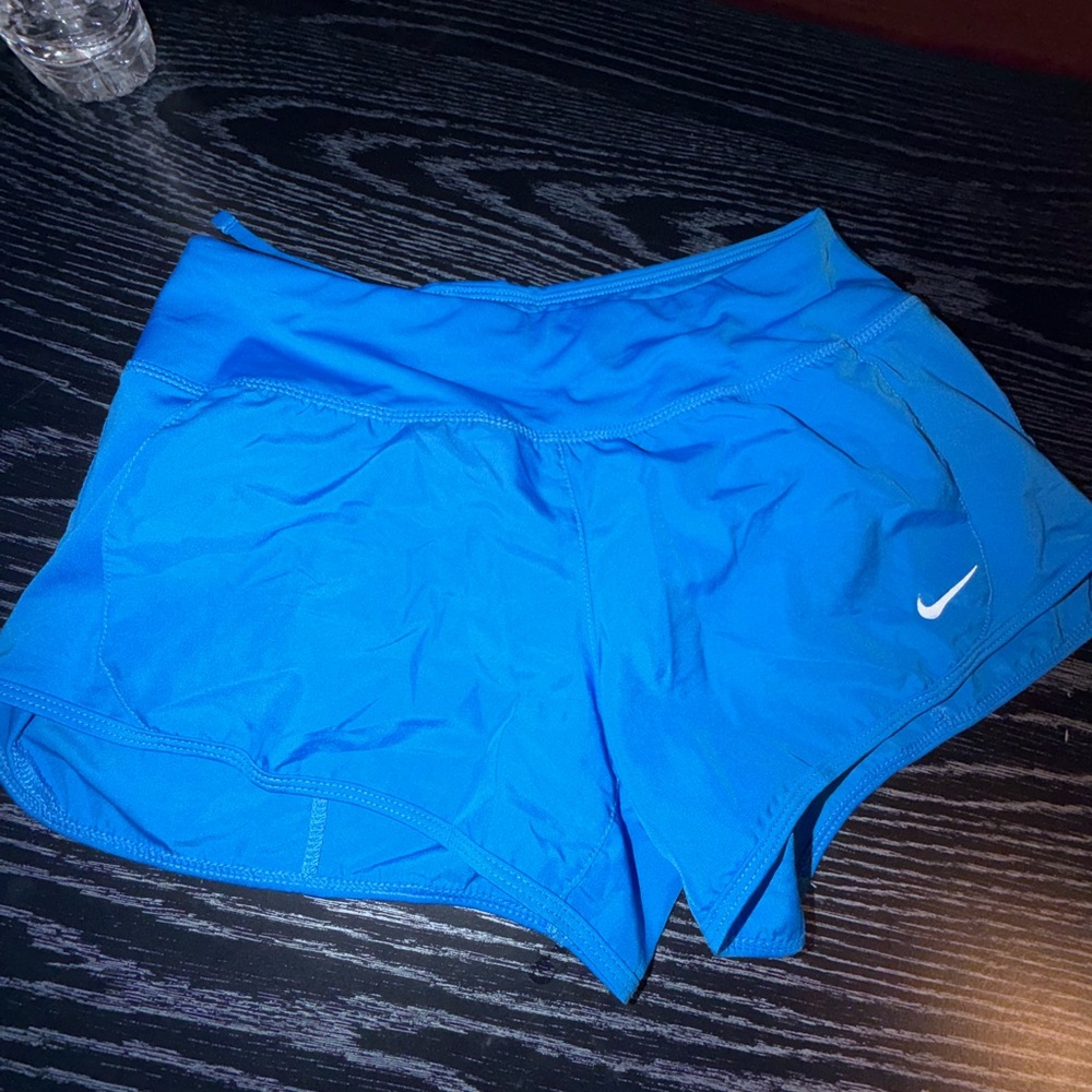 Nike Women's Vibrant Blue Athletic Shorts